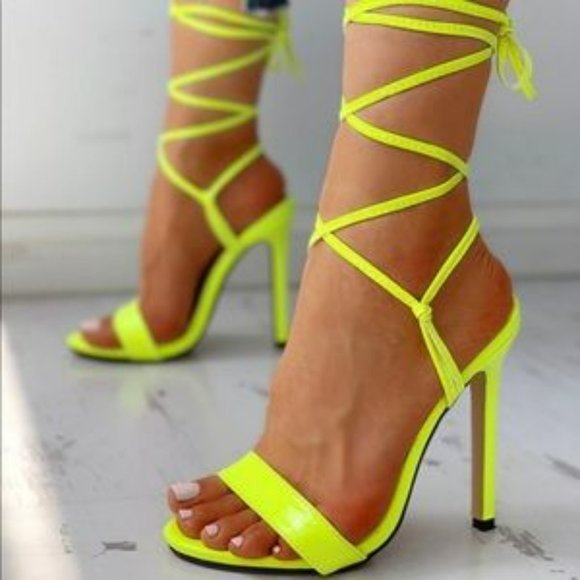 Steve Madden Shoes Steve Madden Neon Yellow Heels Poshmark